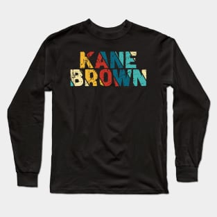 Color Vintage - Kane Brown Long Sleeve T-Shirt